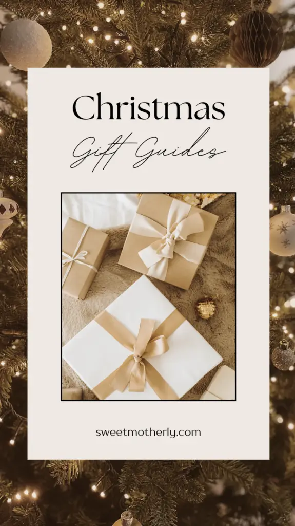 Holiday Gift Guides: Find the Perfect Gift this Season - Sweet Motherly A couple of boxes sitting on top of a table.